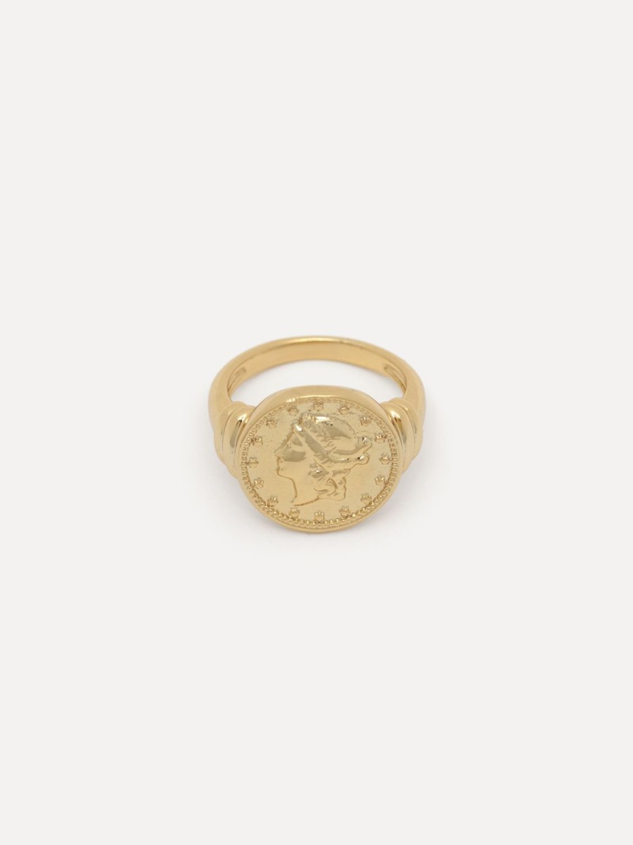 New Pinky Ring Gaia Coin Ringen