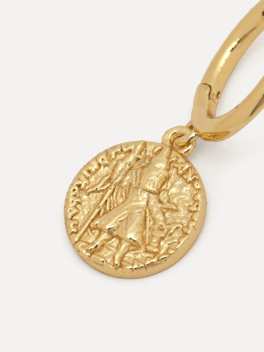 Clearance Oorbel Jeanne Roman Coin Oorbellen