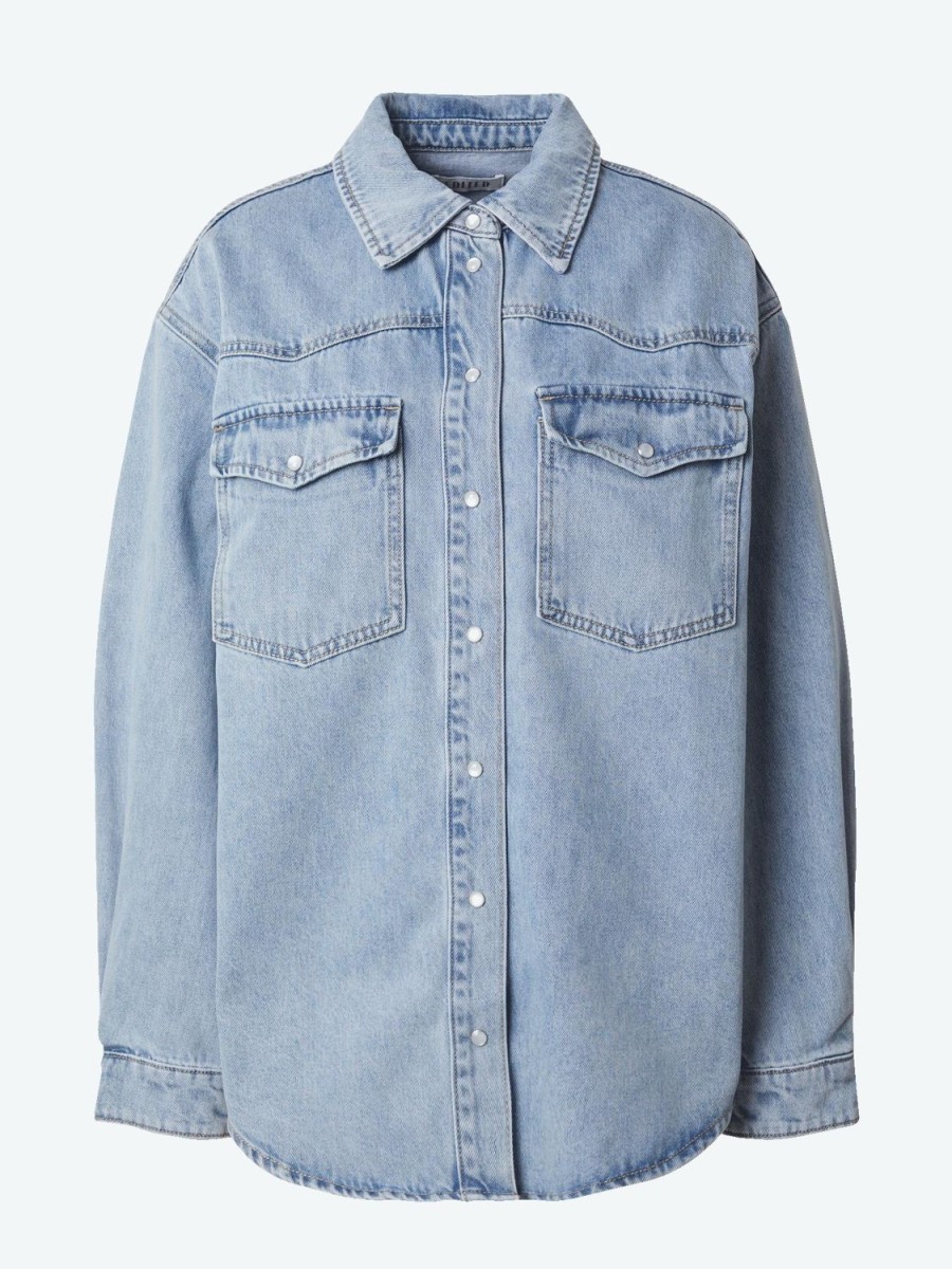 Clearance Oversized Denim Shirt Jesse Shirts & Blouses