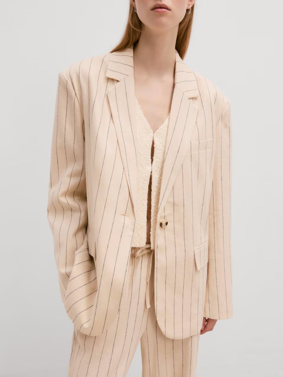 Wholesale Gestreepte Blazer Swintha Blazers